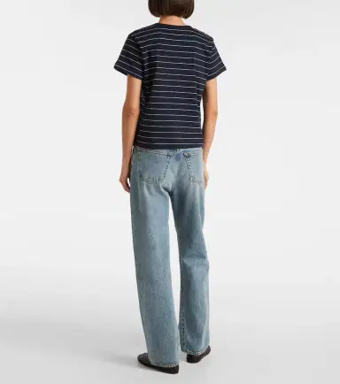 Leset Margo striped cotton jersey T-shirt | Thumbnail 3