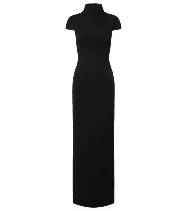 Lang crêpe maxi dress