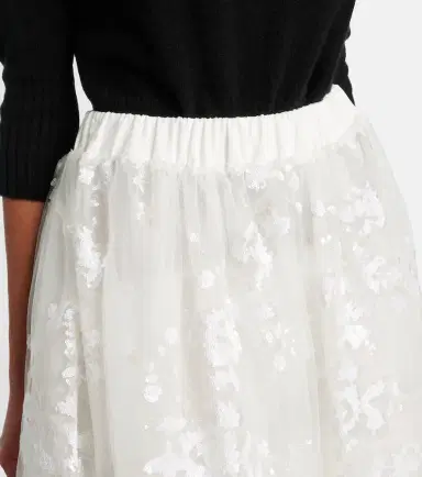 Simone Rocha Sequined tulle midi skirt | Thumbnail 2