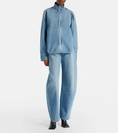 Alaïa Alaïa Denim blouson jacket | Thumbnail 2