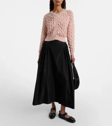 Simone Rocha Embellished mohair-blend cardigan | Thumbnail 3