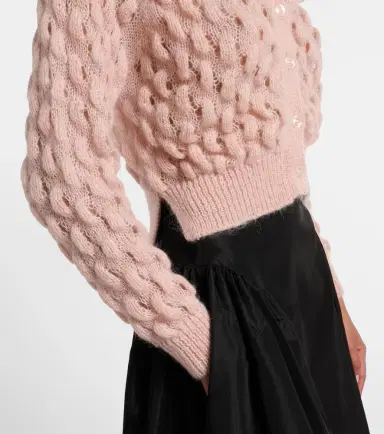 Simone Rocha Embellished mohair-blend cardigan | Thumbnail 4