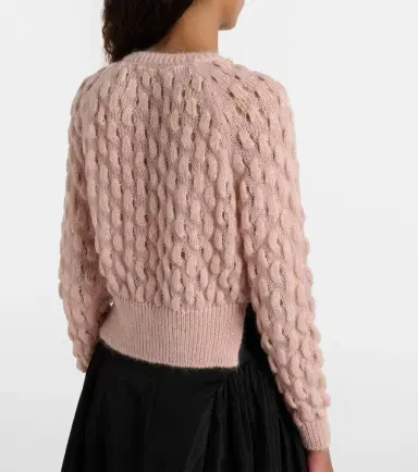 Simone Rocha Embellished mohair-blend cardigan | Thumbnail 5