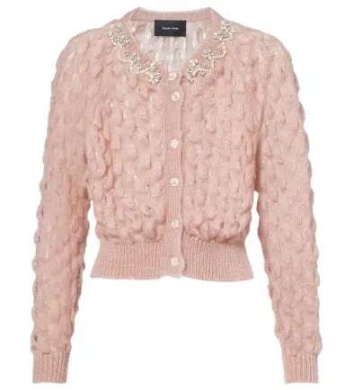 Simone Rocha Embellished mohair-blend cardigan | Thumbnail 1