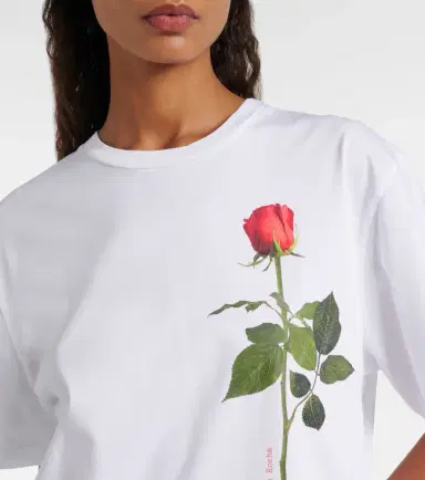 Simone Rocha Printed cotton jersey T-shirt | Thumbnail 2