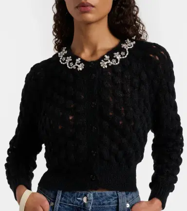 Simone Rocha Embellished mohair-blend cardigan | Thumbnail 5 Simone Rocha Embellished mohair-blend cardigan | Thumbnail 5