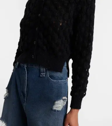 Simone Rocha Embellished mohair-blend cardigan | Thumbnail 6 Simone Rocha Embellished mohair-blend cardigan | Thumbnail 6