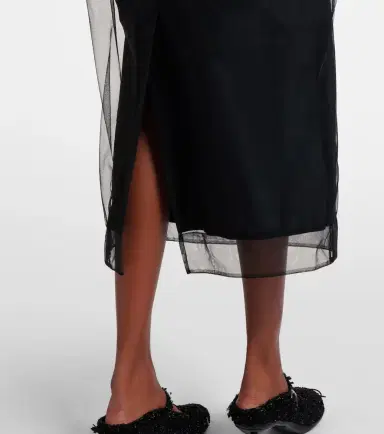 Simone Rocha Embroidered tulle midi dress | Thumbnail 4 Simone Rocha Embroidered tulle midi dress | Thumbnail 4