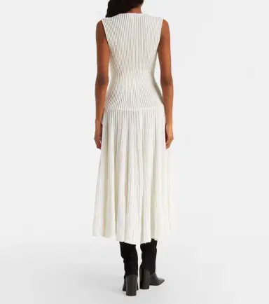 Alaïa Alaïa Wool-blend maxi dress | Thumbnail 3
