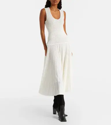 Alaïa Alaïa Wool-blend maxi dress | Thumbnail 6
