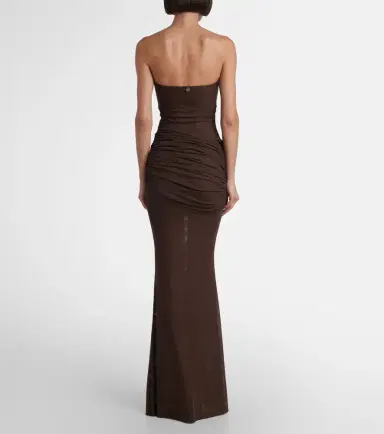 Bananhot Erica ruched strapless maxi dress | Thumbnail 3