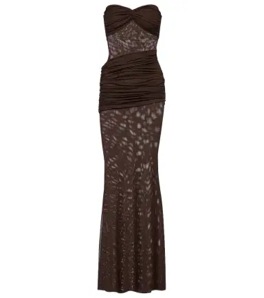 Bananhot Erica ruched strapless maxi dress | Thumbnail 1