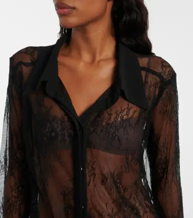 Bananhot Allen floral lace shirt | Thumbnail 3