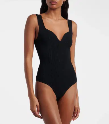 Alaia Alaïa Ribbed-knit bodysuit | Thumbnail 4