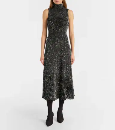 Alaïa Alaïa Sequined midi dress | Thumbnail 3