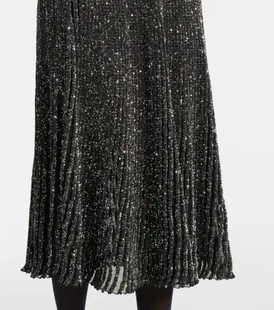 Alaïa Alaïa Sequined midi dress | Thumbnail 4