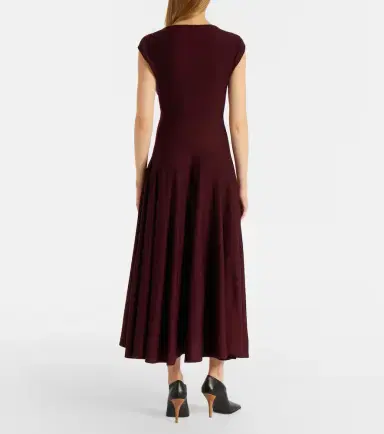 Alaïa Alaïa Virgin wool midi dress | Thumbnail 2