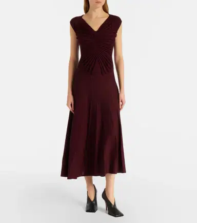 Alaïa Alaïa Virgin wool midi dress | Thumbnail 4