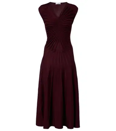 Alaïa Alaïa Virgin wool midi dress | Thumbnail 1