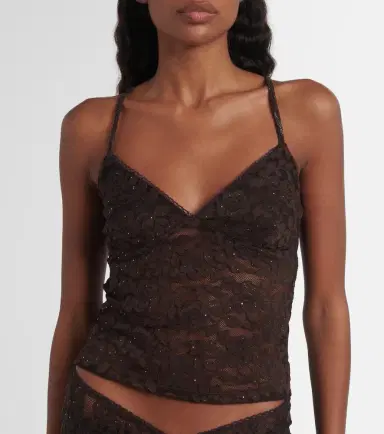 Bananhot Daisy floral lace top | Thumbnail 2