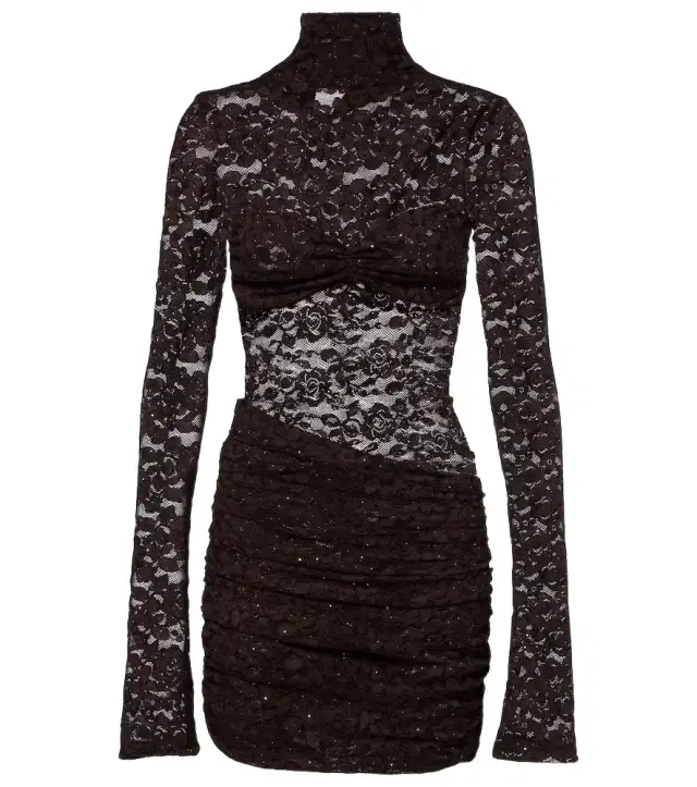 Bananhot Francisca floral lace minidress