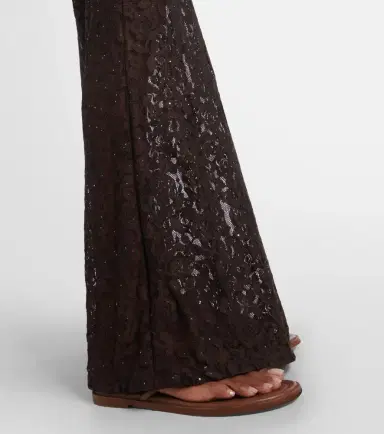 Bananhot Daisy floral lace maxi skirt | Thumbnail 3