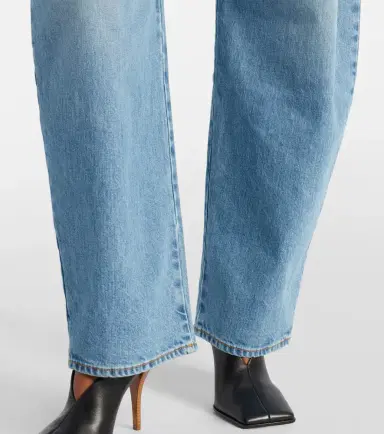 Alaïa Alaïa High-rise barrel-leg jeans | Thumbnail 2 Alaïa Alaïa High-rise barrel-leg jeans | Thumbnail 2