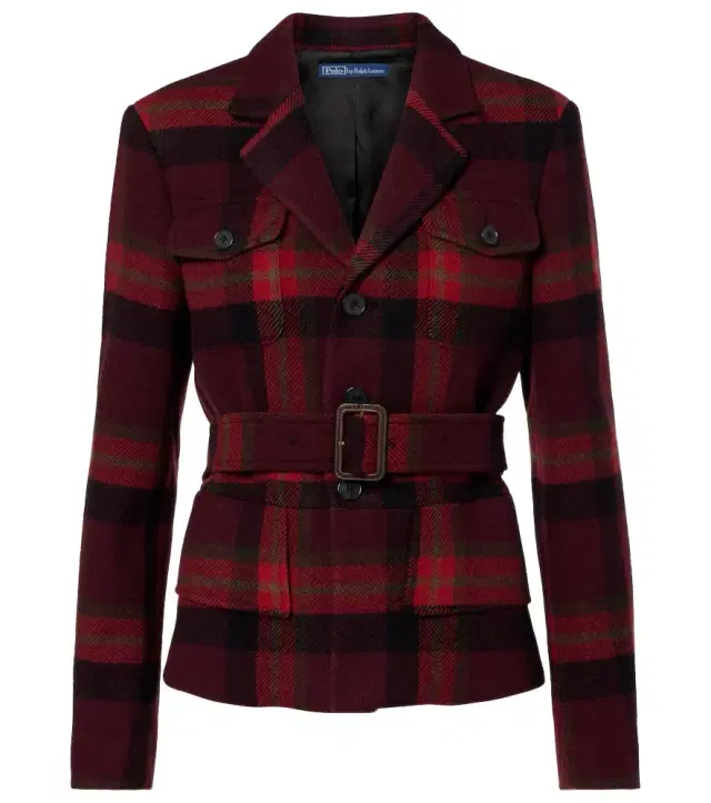 Polo Ralph Lauren Plaid wool-blend tweed blazer