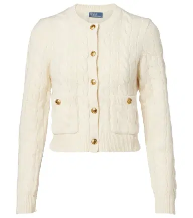 Polo Ralph Lauren Cable-knit wool and cashmere cardigan | Thumbnail 1 Polo Ralph Lauren Cable-knit wool and cashmere cardigan | Thumbnail 1