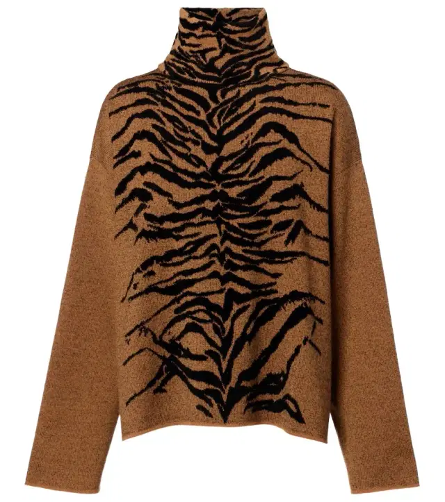 Alaia Alaïa Jacquard turtleneck sweater