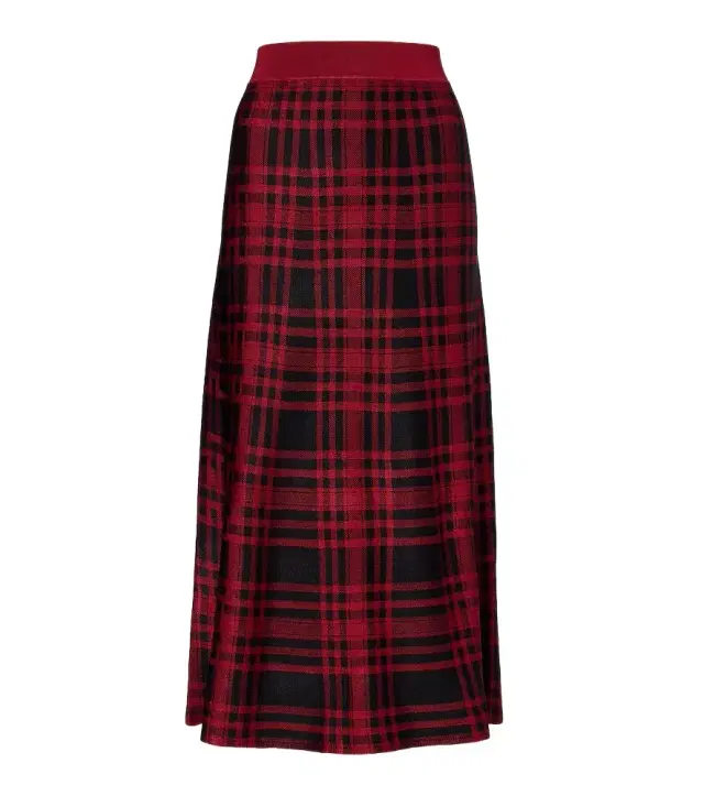 Polo Ralph Lauren Plaid midi skirt