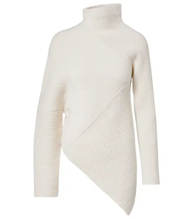 Alaïa Asymmetric wool and cashmere sweater