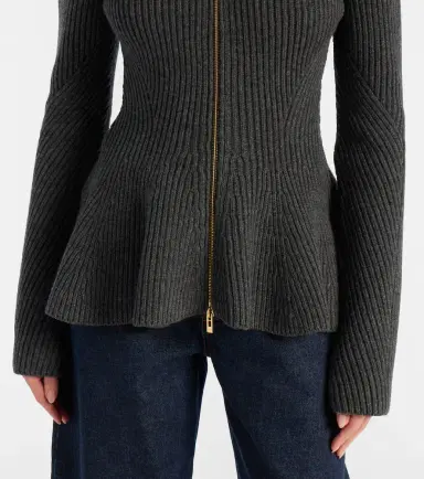 Alaïa Alaïa Wool and cashmere cardigan | Thumbnail 2