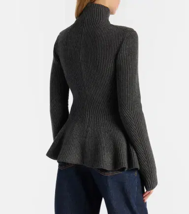 Alaïa Alaïa Wool and cashmere cardigan | Thumbnail 3