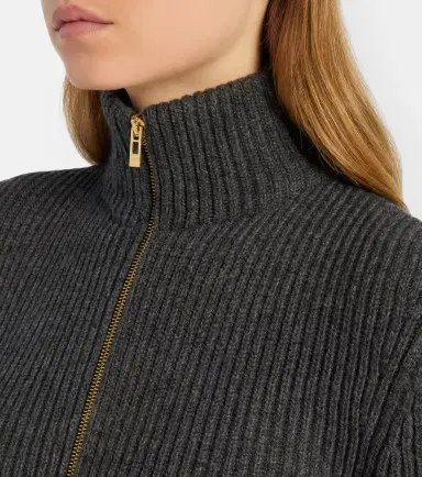 Alaïa Alaïa Wool and cashmere cardigan | Thumbnail 4