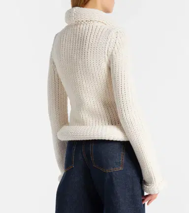 Alaïa Alaïa Padded wool-blend cardigan | Thumbnail 5