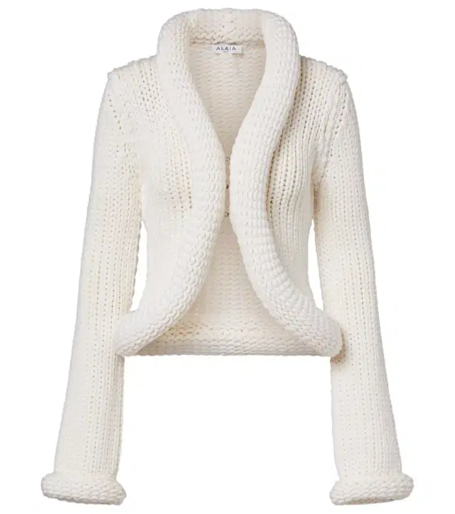 Alaia Alaïa Padded wool-blend cardigan