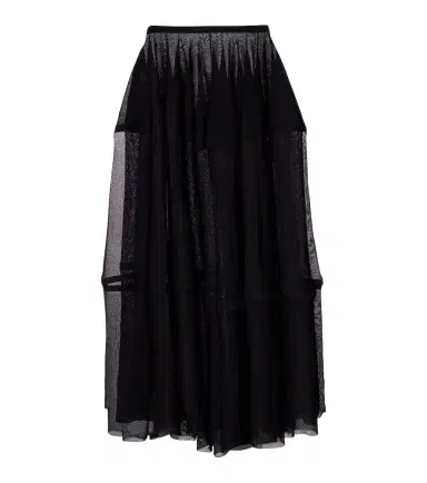 Alaïa Alaïa Semi-sheer midi skirt | Thumbnail 1