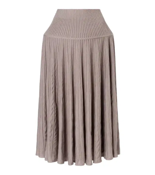 Alaïa Pleated wool-blend midi skirt