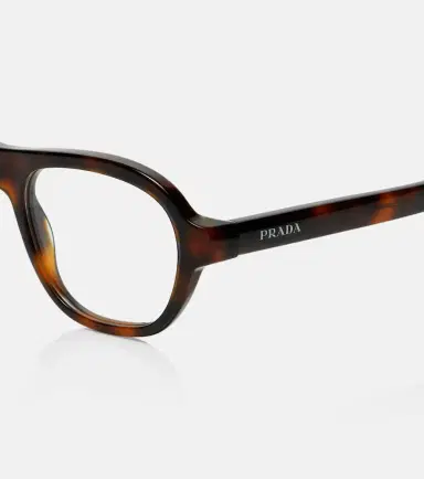 Prada Logo aviator glasses | Thumbnail 2
