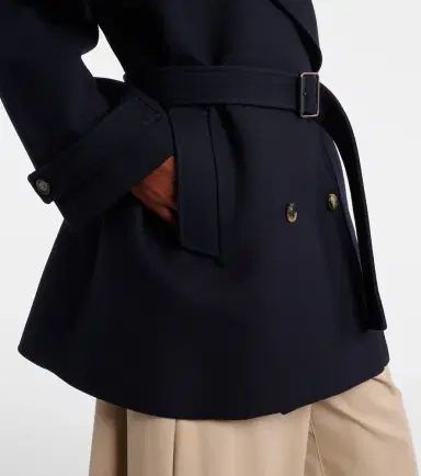 Loewe Belted double-breasted wool coat | Thumbnail 4