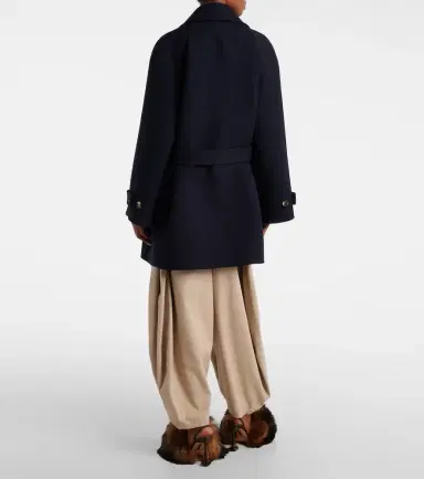 Loewe Belted double-breasted wool coat | Thumbnail 5