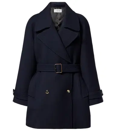 Loewe Belted double-breasted wool coat | Thumbnail 1