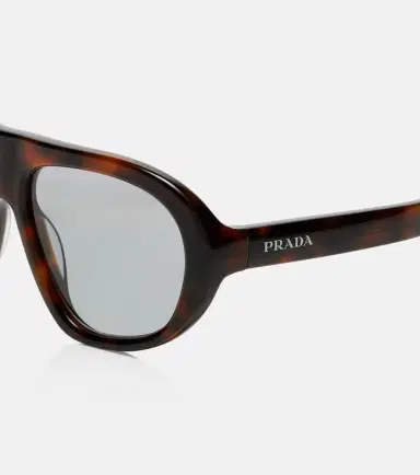 Prada Logo aviator sunglasses | Thumbnail 2
