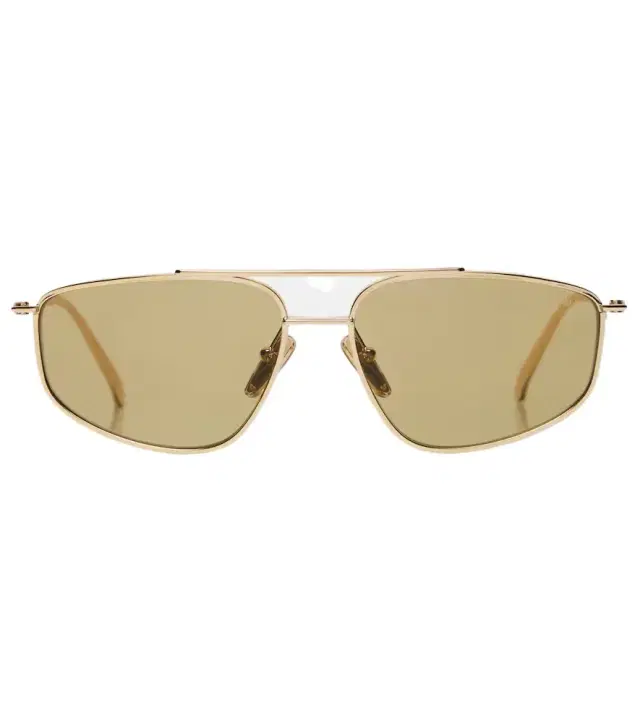 Prada Logo aviator sunglasses
