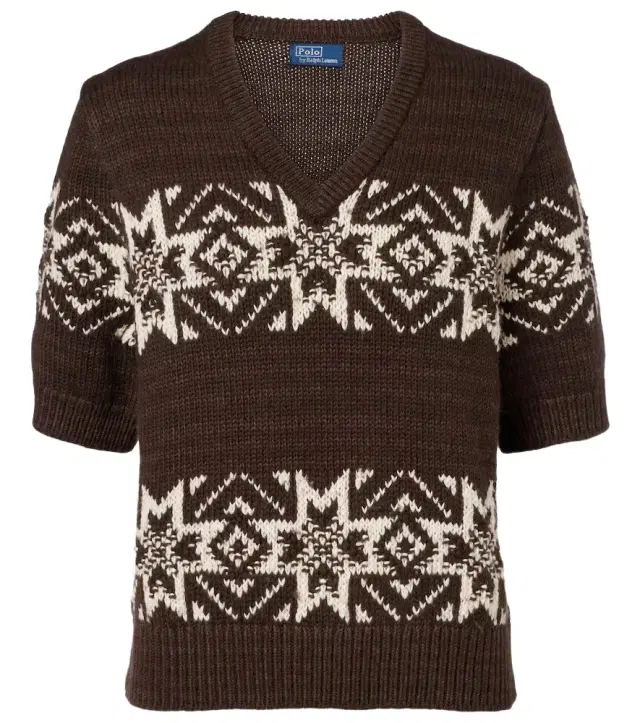 Polo Ralph Lauren Intarisa cotton and wool sweater