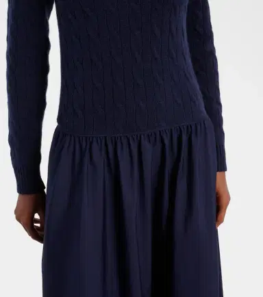 Polo Ralph Lauren Cotton and wool-blend maxi dress | Thumbnail 2 Polo Ralph Lauren Cotton and wool-blend maxi dress | Thumbnail 2