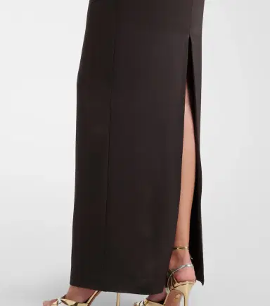 Alex Perry Draped satin crêpe bustier gown | Thumbnail 4