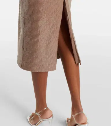 Alex Perry Sequined strapless midi dress | Thumbnail 4