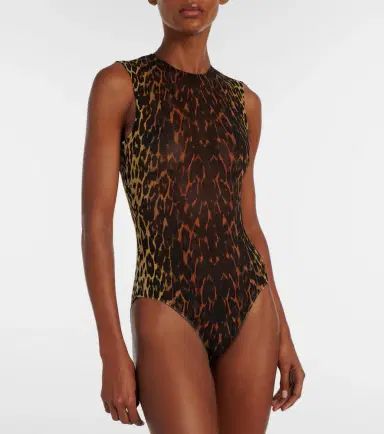 Alex Perry Leopard-print mesh bodysuit | Thumbnail 2